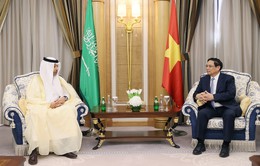 Thủ tướng Phạm Minh Chính tiếp lãnh đạo các tập đoàn, quỹ đầu tư lớn của Saudi Arabia