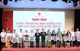 Khai mạc Cuộc thi hùng biện tiếng Việt cho lưu học sinh nước ngoài năm 2023