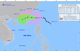 Bão KOINU mạnh cấp 12-13, giật cấp 16 đang tiến vào Biển Đông