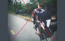 Bắc Giang: Khởi tố nam thanh niên bốc đầu xe trên Quốc lộ
