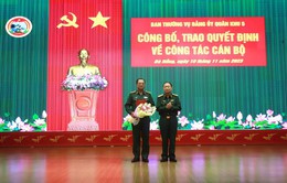 Bổ nhiệm lại Thiếu tướng Cao Phi Hùng giữ chức Phó Tư lệnh Quân khu 5