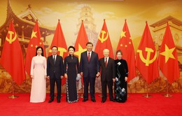 Chiêu đãi trọng thể chào mừng Tổng Bí thư, Chủ tịch nước Trung Quốc Tập Cận Bình và Phu nhân
