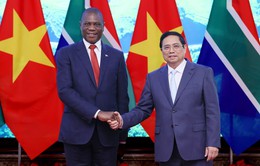 Thủ tướng Phạm Minh Chính tiếp Phó Tổng thống Cộng hòa Nam Phi Paul Mashatile