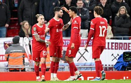 Đại thắng West Ham, Liverpool thẳng tiến vào bán kết cúp Liên đoàn Anh