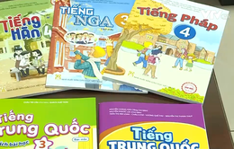 Học sinh tiểu học có thể lựa chọn học 1 trong 7 ngoại ngữ
