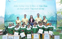Bình Vị Thái Minh đồng hành tài trợ xây trường cho trẻ em vùng cao