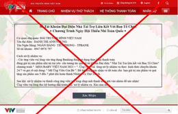 Cảnh báo chiêu trò mạo danh Báo điện tử VTV News để lừa đảo