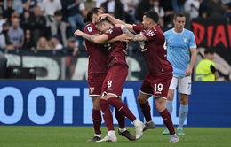 Lazio nhận thất bại bất ngờ trước Torino trên sân nhà