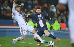 Messi và Mbappe mờ nhạt, PSG để thua sốc trước Lyon