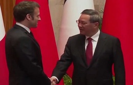 Tổng thống Pháp hội đàm với Thủ tướng Trung Quốc Lý Cường