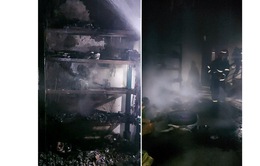 Giải cứu 6 người trong ngôi nhà bị cháy ở Hà Nội