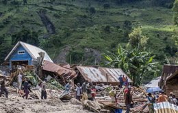 Lở đất ở miền Đông Congo sau mưa lớn khiến 10 người thiệt mạng