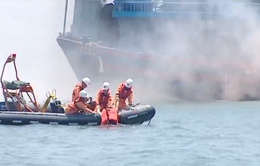 Diễn tập phối hợp tìm kiếm cứu nạn trên biển