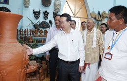 Chủ tịch nước dự Lễ đón Bằng UNESCO đối với nghệ thuật làm gốm của người Chăm