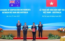 Việt Nam - Australia trao đổi nhiều văn kiện hợp tác và khai trương 2 đường bay thẳng mới