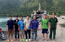 Cứu 6 ngư dân tàu cá bị nạn trên biển Côn Đảo