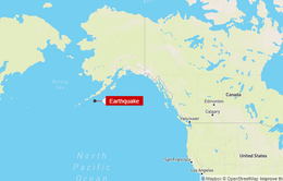 Động đất mạnh 7,2 độ tấn công bán đảo Alaska