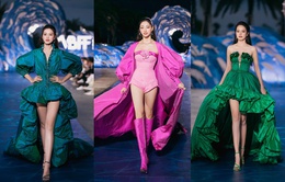 3 Hoa hậu khoe đôi chân thẳng tắp trong thiết kế của Lê Thanh Hòa