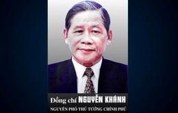 Lễ tang nguyên Phó Thủ tướng Nguyễn Khánh được tổ chức với nghi thức cấp Nhà nước