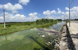 Nam Định: Sông, kênh mương đặc quánh, bốc mùi tại làng nghề tái chế nhôm