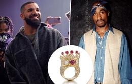 Drake chi 1 triệu USD mua nhẫn đính ruby và kim cương của Tupak Shakur