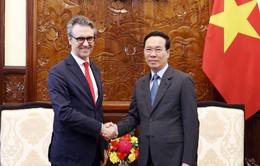 Chủ tịch nước Võ Văn Thưởng tiếp Đại sứ, Trưởng Phái đoàn Liên minh châu Âu tại Việt Nam