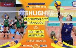 Highlights | CLB Suwon (Hàn Quốc) vs ĐT Australia | Tranh hạng 5 VTV Cup Ferroli 2023
