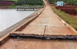 Nguy cơ vỡ đập hồ thủy lợi sức chứa hơn 1,2 triệu m3 nước ở Đắk Nông
