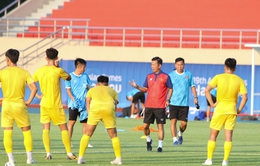 ĐT Olympic Việt Nam tập buổi cuối trước trận gặp Olympic Mông Cổ