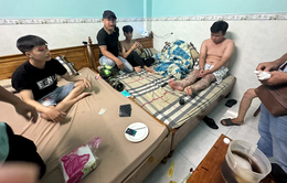 Bắt quả tang nhóm nam nữ sử dụng ma túy trong nhà nghỉ tại Bình Phước