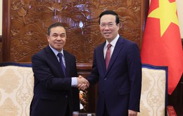Chủ tịch nước tiếp Đại sứ Lào