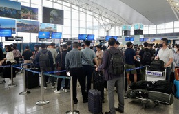 Lượng khách qua sân bay Nội Bài tăng cao ngày cuối kỳ nghỉ lễ