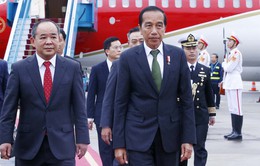 Tổng thống Indonesia đến Hà Nội, bắt đầu thăm cấp Nhà nước tới Việt Nam