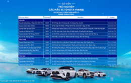 Cơ hội tham dự sự kiện trải nghiệm các mẫu xe Toyota Hybrid trong tháng 1/2024