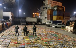 Ecuador thu giữ 3,2 tấn ma túy