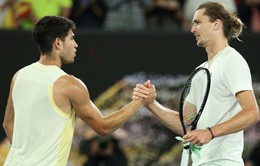 Australia mở rộng | Alexander Zverev loại Carlos Alcaraz tại tứ kết đơn nam