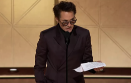 Quả cầu vàng 2024: Nhận giải Nam phụ, Robert Downey Jr. tự gọi mình là "người tiến bộ nhất"