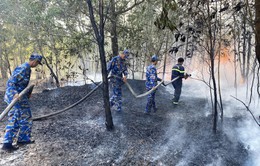 Điều tra vụ cháy lớn tại khu vực đất nông nghiệp ở Phú Quốc