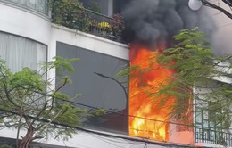 Hải Phòng: Kịp thời dập tắt đám cháy tại căn nhà 5 tầng