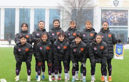 ĐT U20 nữ Việt Nam cầm hoà chủ nhà Uzbekistan dưới mưa tuyết