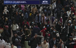 Hơn 2 tỉ chuyến đi những ngày đầu Xuân vận tại Trung Quốc