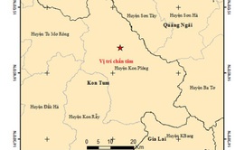 Liên tiếp xảy ra 6 trận động đất tại Kon Tum trong ngày 7/2
