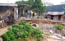 Khắc phục sụt lún nhà dân tại Quảng Ninh