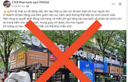 Đường sách TP Hồ Chí Minh cảnh báo tài khoản giả mạo trên Facebook