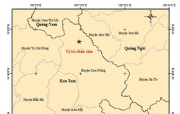 Kon Tum xảy ra 7 trận động đất trong ngày 16/3