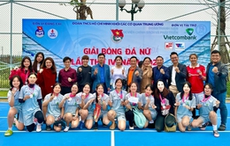 Đoàn Thanh niên VTV giành Á quân giải bóng đá nữ Khối các cơ quan Trung ương