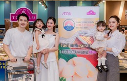 Gia đình Nhi Thắng và ca sĩ Phạm Quỳnh Anh thưởng thức sò điệp tươi sống Nhật Bản tại AEON