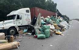 Lại xảy ra tai nạn giao thông trên cao tốc Cam Lộ - Sơn La