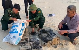 Hơn 20kg chất nghi ma túy trôi dạt vào bờ biển Quảng Bình