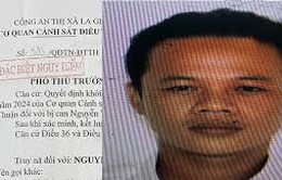 Bình Thuận: Truy nã 1 bị can đặc biệt nguy hiểm trên toàn quốc